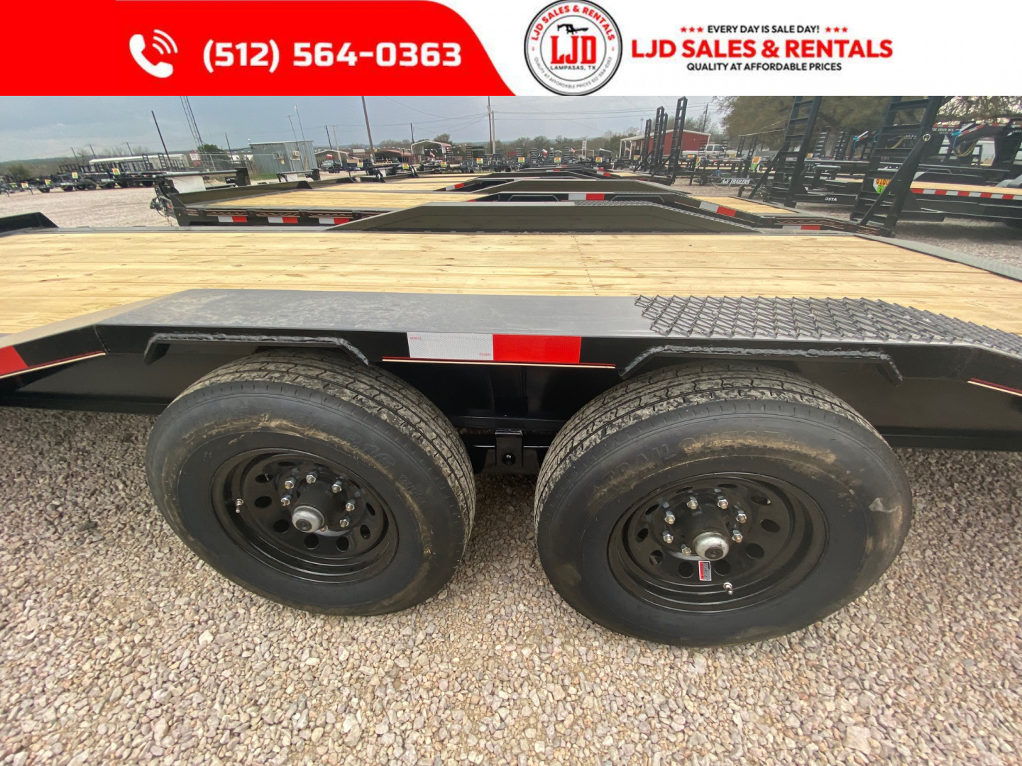 New 2026 Triple R - Drive Over Fender - 102" x 22' - Equipment Trailer