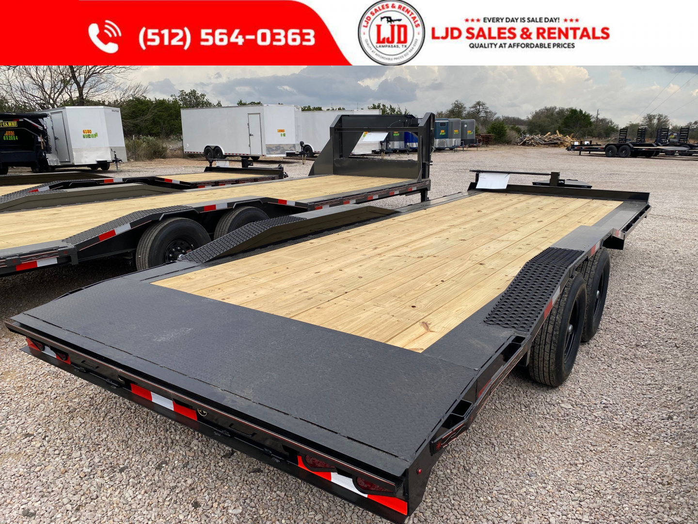 New 2026 Triple R - Drive Over Fender - 102" x 22' - Equipment Trailer
