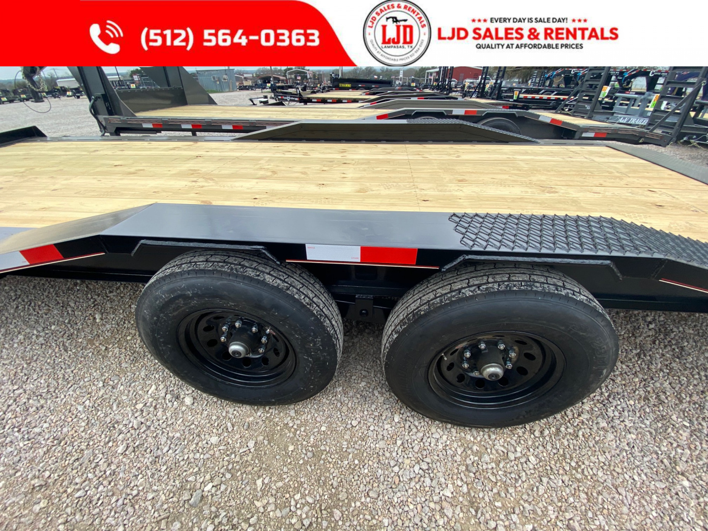 New 2026 Triple R - Drive Over Fender - 102" x 22' - Equipment Trailer