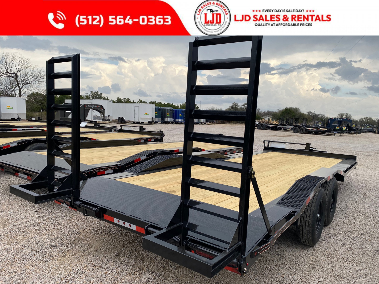 New 2026 Triple R - Drive Over Fender - 102" x 22' - Equipment Trailer
