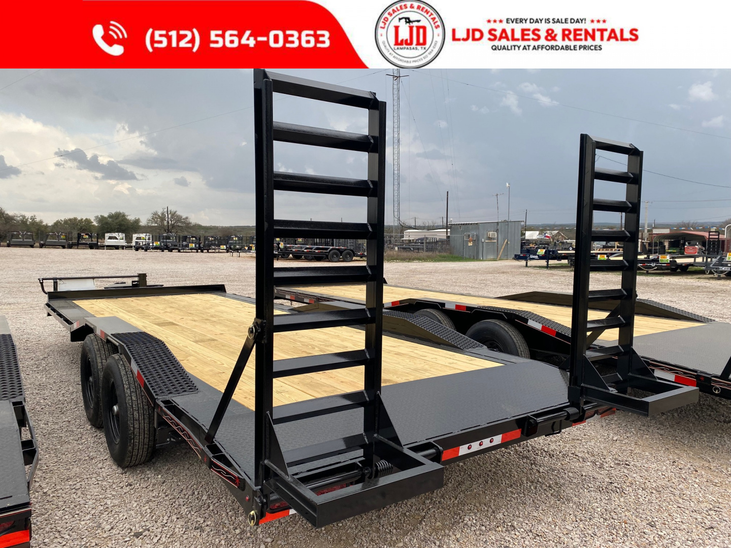 New 2026 Triple R - Drive Over Fender - 102" x 22' - Equipment Trailer