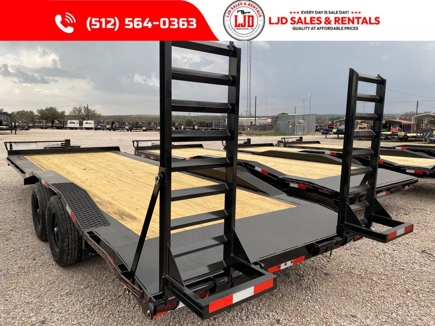 New 2026 Triple R - Drive Over Fender - 102" x 22' - Equipment Trailer