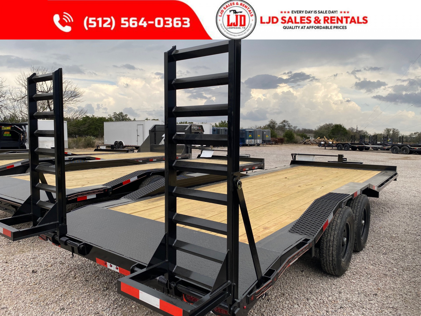 New 2026 Triple R - Drive Over Fender - 102" x 22' - Equipment Trailer