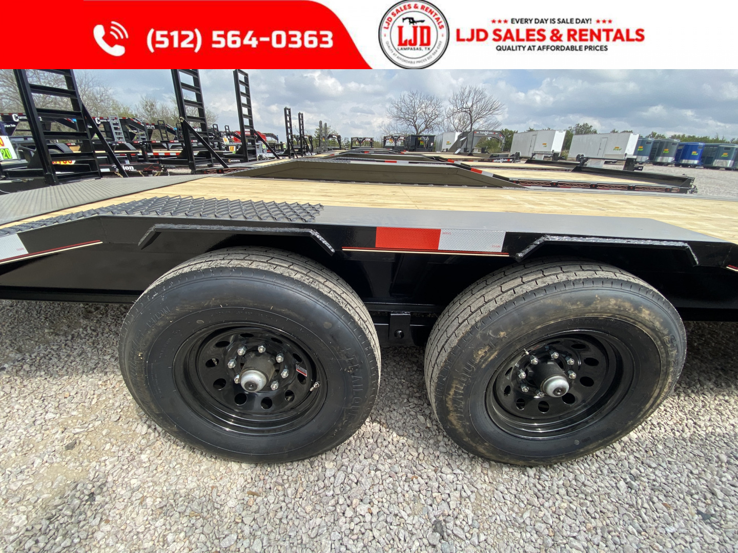 New 2026 Triple R - Drive Over Fender - 102" x 24' - Equipment Trailer