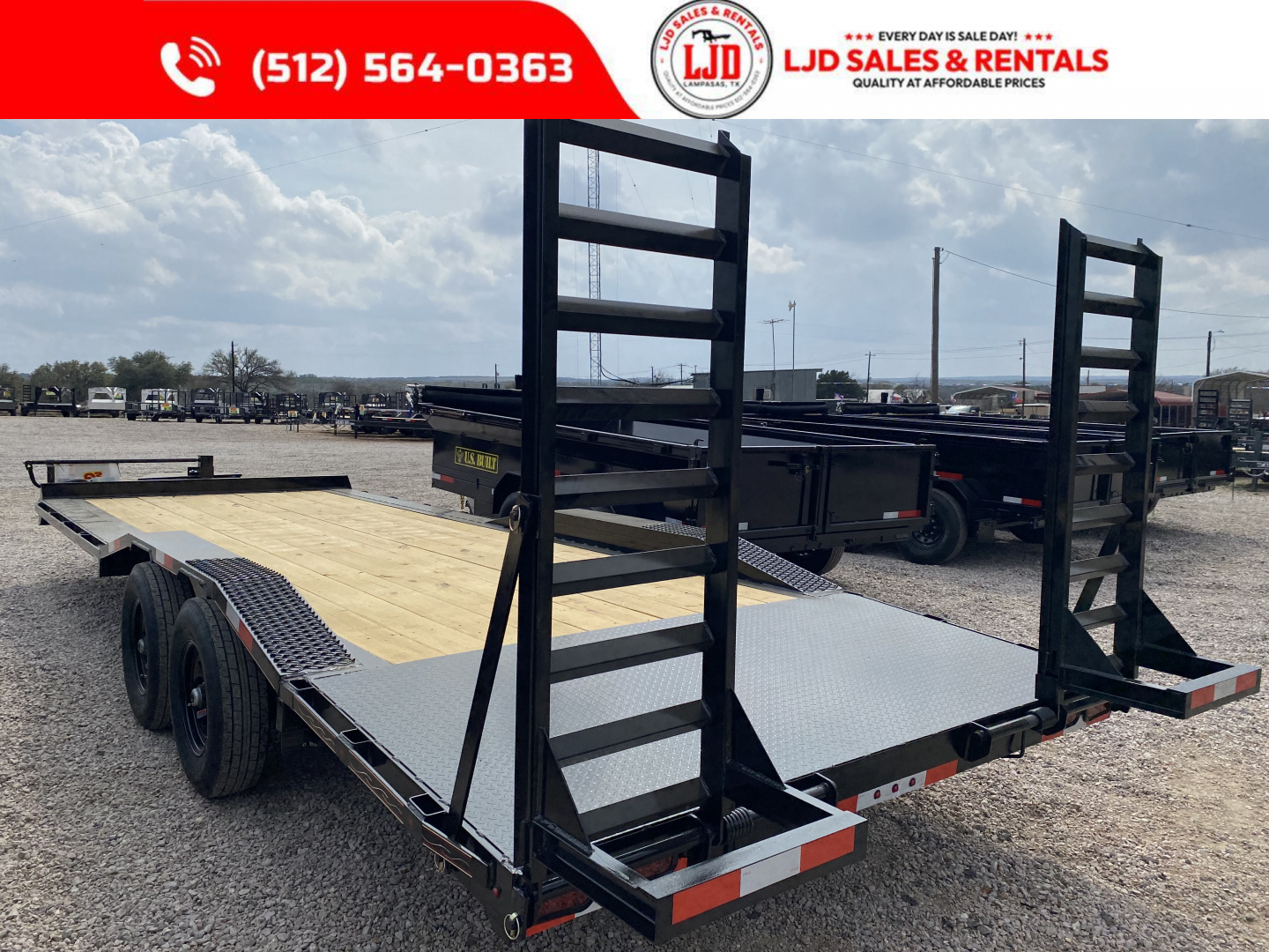 New 2026 Triple R - Drive Over Fender - 102" x 24' - Equipment Trailer