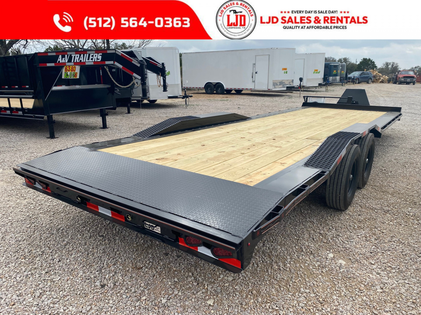 New 2026 Triple R - Drive Over Fender - 102" x 26' - Equipment Trailer