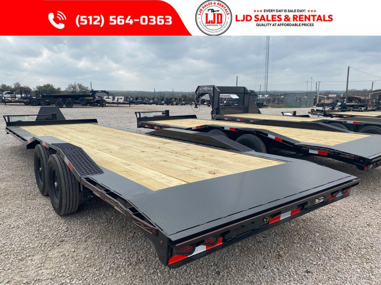 New 2026 Triple R - Drive Over Fender - 102" x 26' - Equipment Trailer