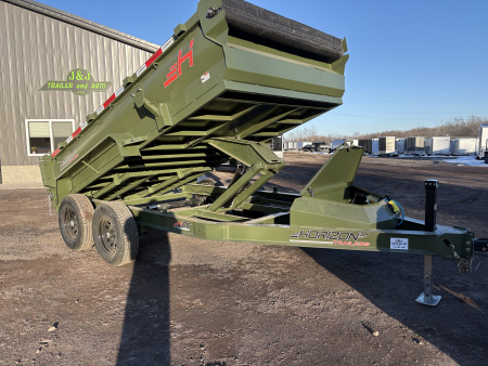 New 2026 Horizon Trailers HZ6 6x12 11.3K Dump Trailer