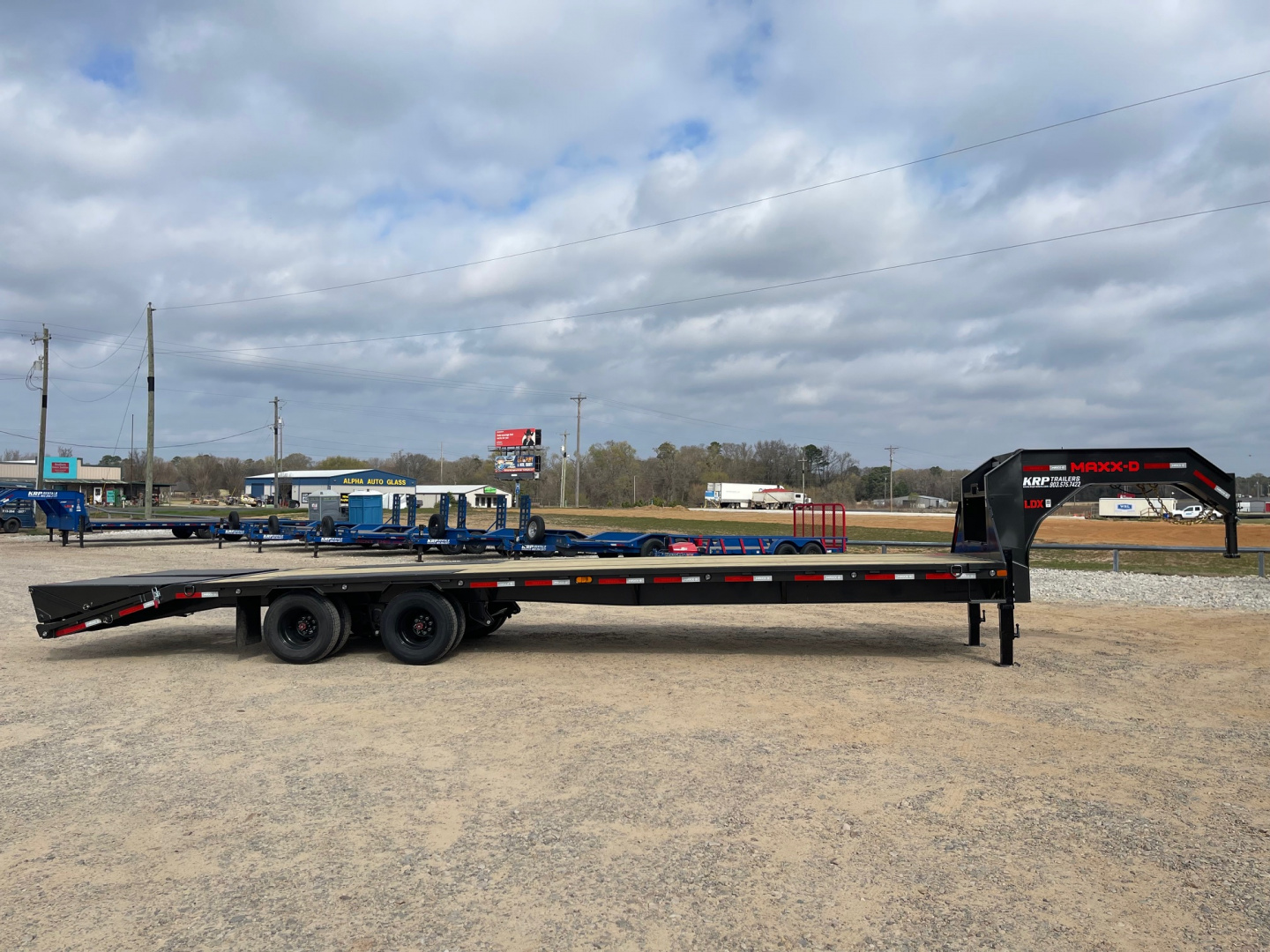 New 2026 MAXX-D LDB DEMO Flatbed Trailer