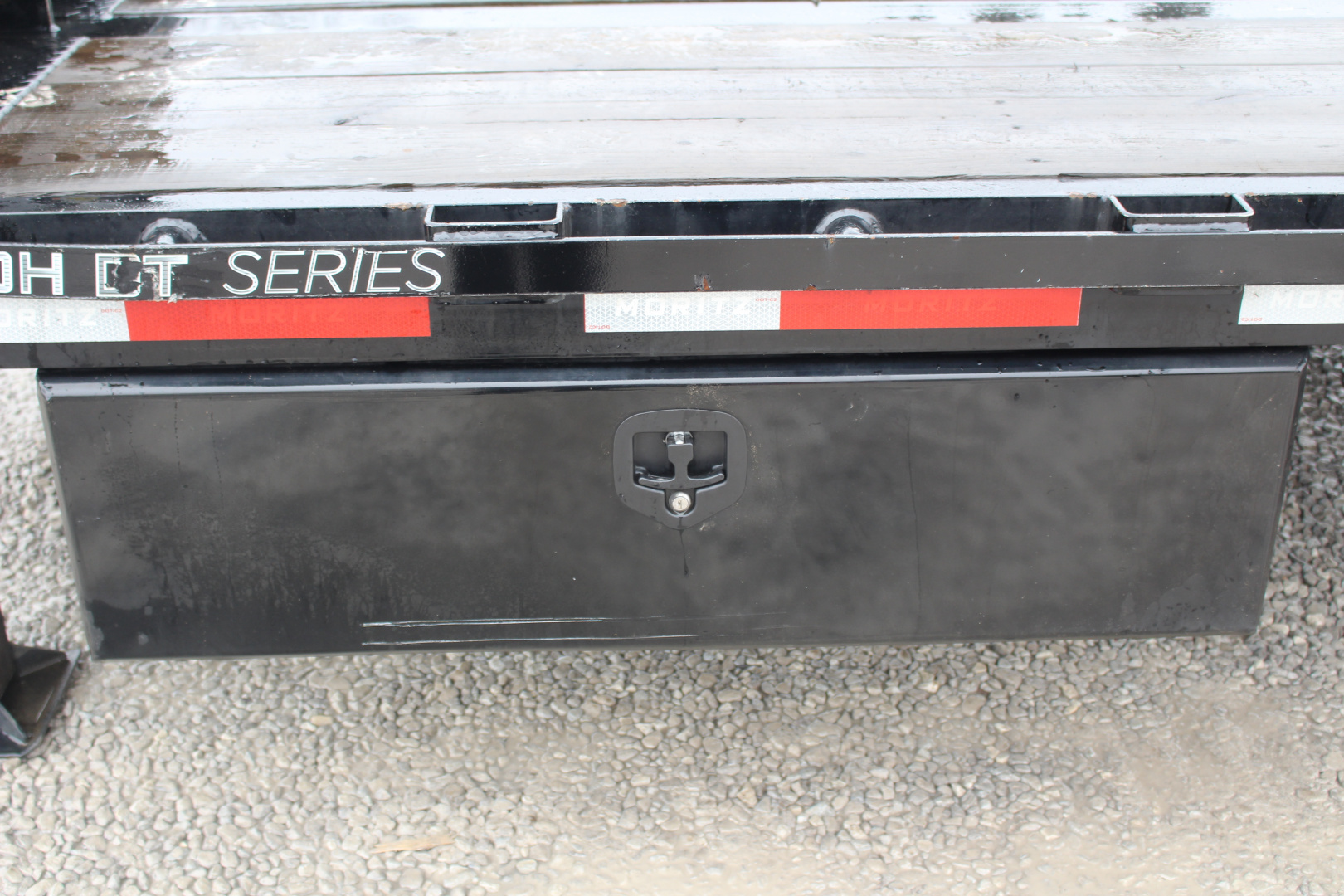 Used 2024 Moritz FDGH DT 25' + 5' GOOSENECK Deckover Flatbed Trailer- Full Width Aluminum Ramps- 25900# GVW