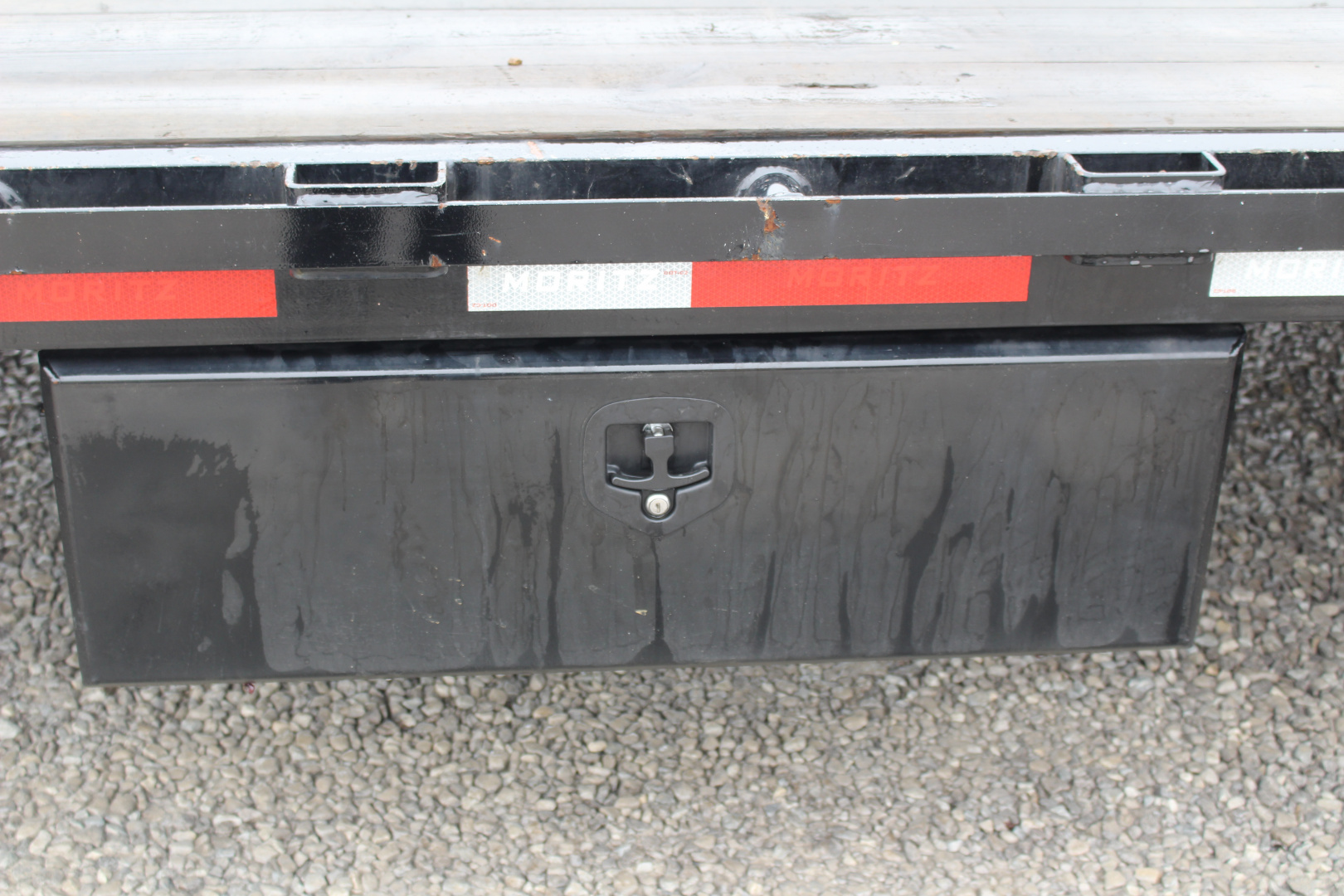 Used 2024 Moritz FDGH DT 25' + 5' GOOSENECK Deckover Flatbed Trailer- Full Width Aluminum Ramps- 25900# GVW