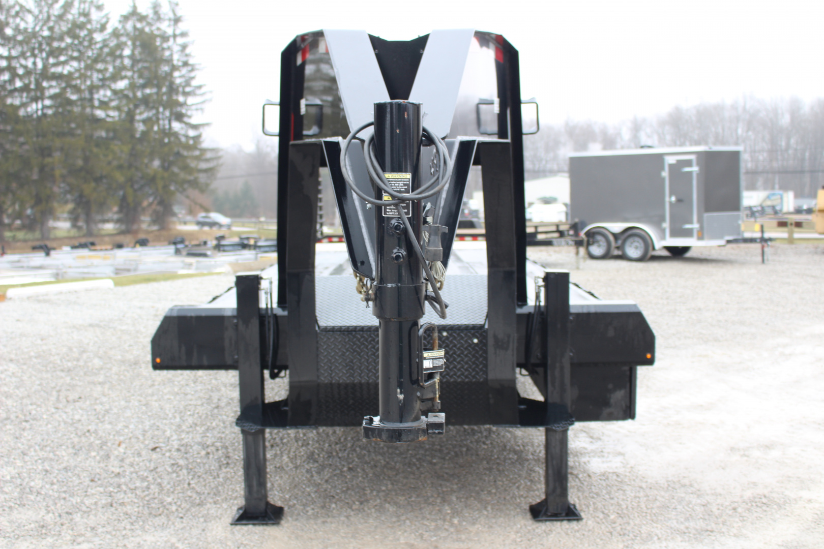 Used 2024 Moritz FDGH DT 25' + 5' GOOSENECK Deckover Flatbed Trailer ...