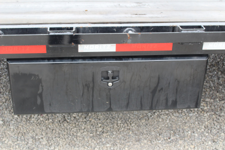 Used 2024 Moritz FDGH DT 25' + 5' GOOSENECK Deckover Flatbed Trailer- Full Width Aluminum Ramps- 25900# GVW