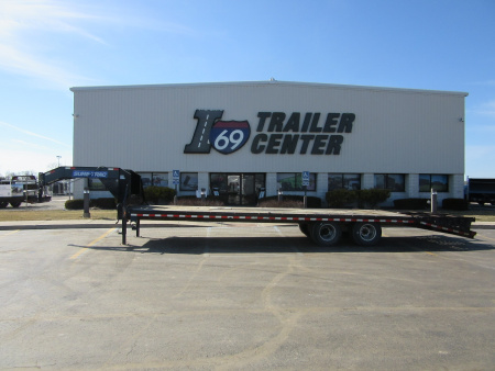 Used 2017 Sure-Trac 8.5 x 25+5 ST102255LPD02A-GN-22 Deckover Trailer 22.5K