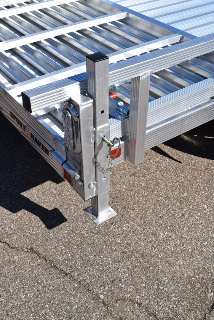 New 2026 Sport Haven 7x14 ALUMINUM UTILITY TRAILER W/ HD REAR RAMP GATE