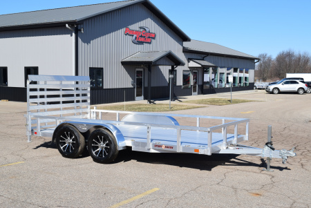 New 2026 Sport Haven 7x14 ALUMINUM UTILITY TRAILER W/ HD REAR RAMP GATE