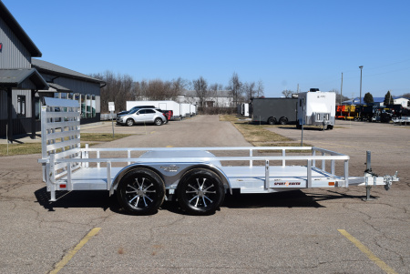 New 2026 Sport Haven 7x14 ALUMINUM UTILITY TRAILER W/ HD REAR RAMP GATE