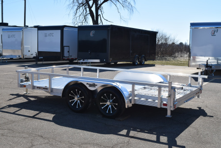 New 2026 Sport Haven 7x14 ALUMINUM UTILITY TRAILER W/ HD REAR RAMP GATE