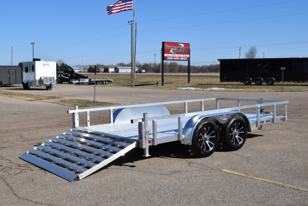 New 2026 Sport Haven 7x14 ALUMINUM UTILITY TRAILER W/ HD REAR RAMP GATE