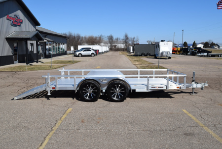 New 2026 Sport Haven 7x14 ALUMINUM UTILITY TRAILER W/ HD REAR RAMP GATE