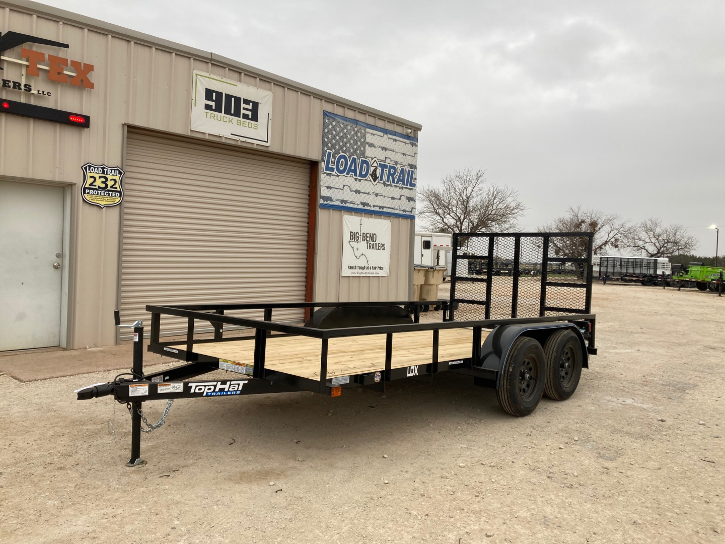 New 2026 Top Hat 14'X77" LDX Utility Trailer