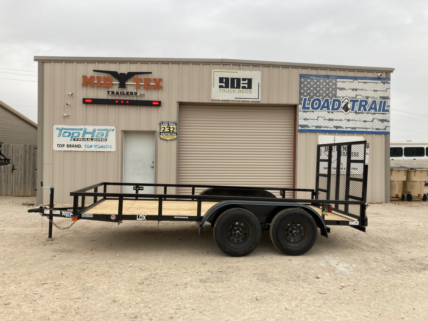 New 2026 Top Hat 14'X77" LDX Utility Trailer