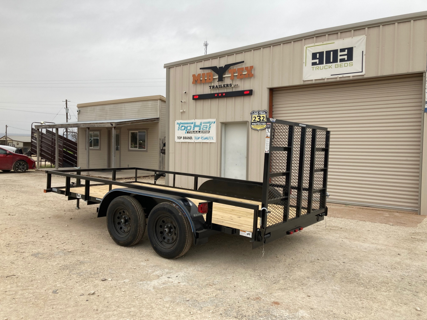 New 2026 Top Hat 14'X77" LDX Utility Trailer