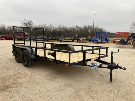 New 2026 Top Hat 14'X77" LDX Utility Trailer