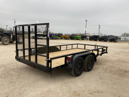 New 2026 Top Hat 14'X77" LDX Utility Trailer
