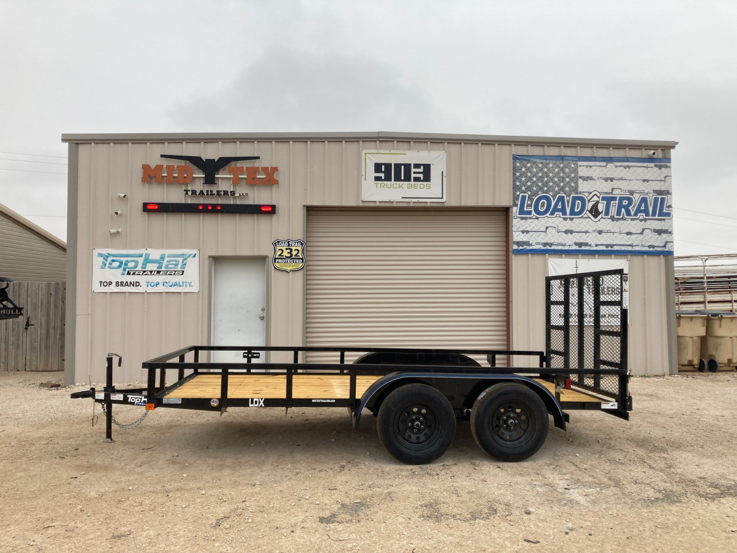 New 2026 Top Hat 14'X77" LDX Utility Trailer