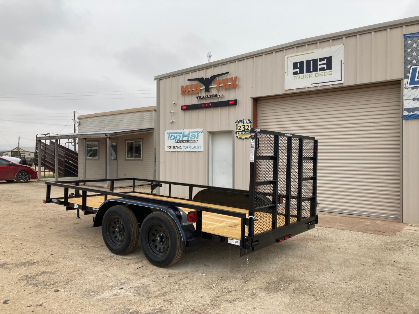 New 2026 Top Hat 14'X77" LDX Utility Trailer