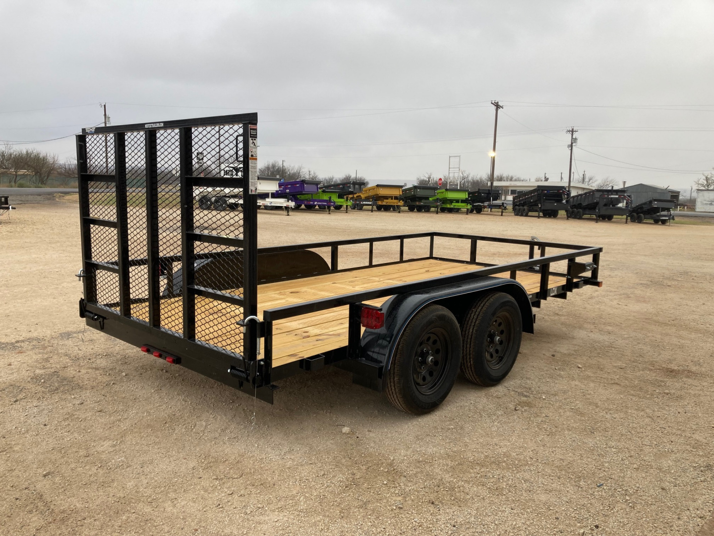 New 2026 Top Hat 14'X77" LDX Utility Trailer