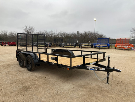 New 2026 Top Hat 14'X77" LDX Utility Trailer