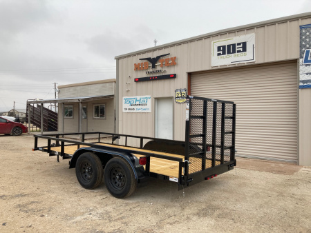 New 2026 Top Hat 14'X77" LDX Utility Trailer
