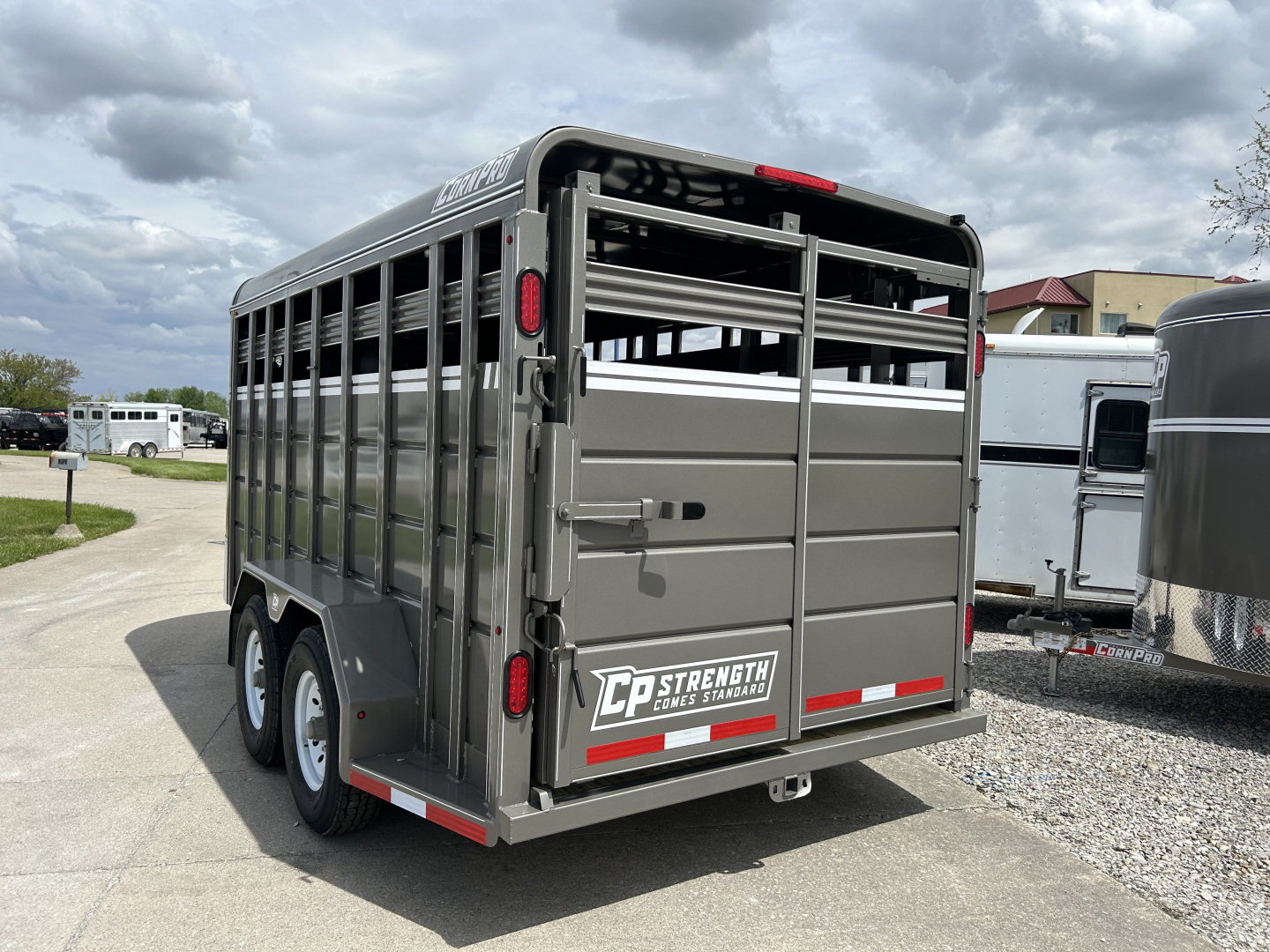 New 2026 CornPro SB 16 7H Stock / Stock Combo Trailer