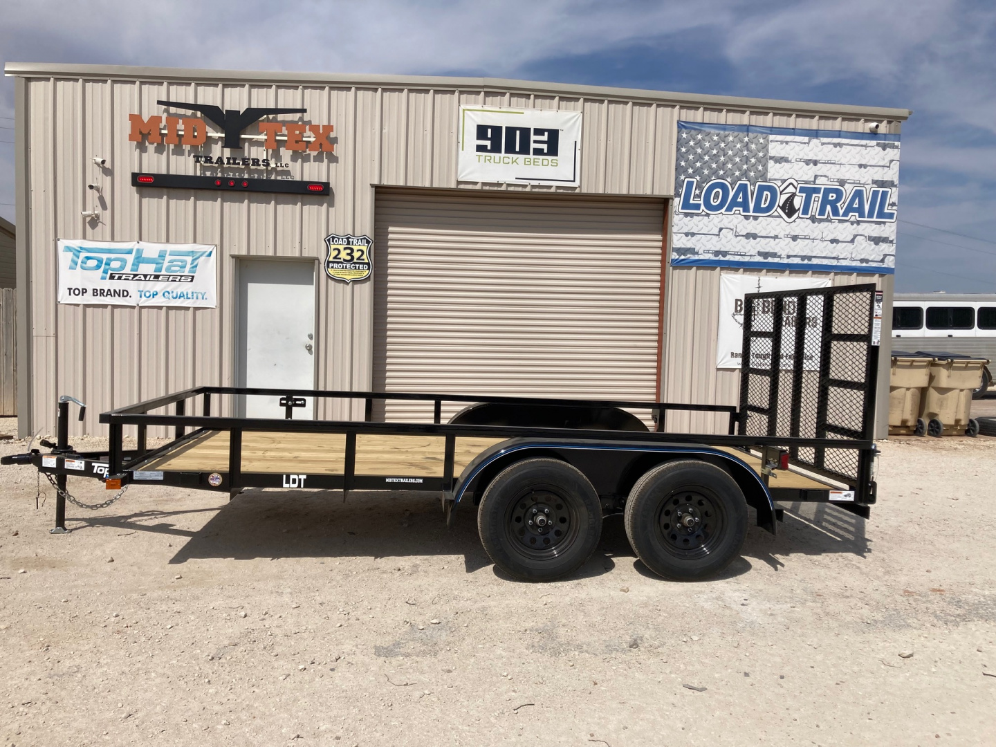 New 2026 Top Hat 14'X77" LDT Utility Trailer