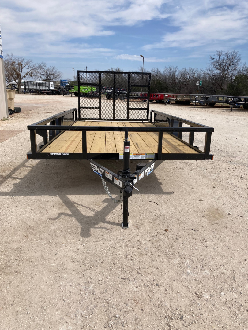 New 2026 Top Hat 14'X77" LDT Utility Trailer