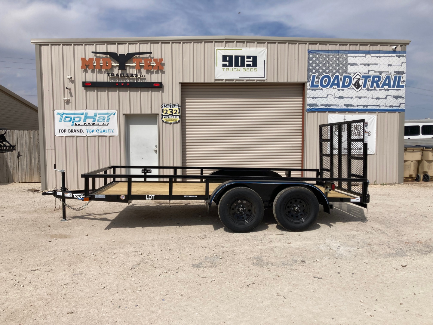 New 2026 Top Hat 14'X77" LDT Utility Trailer