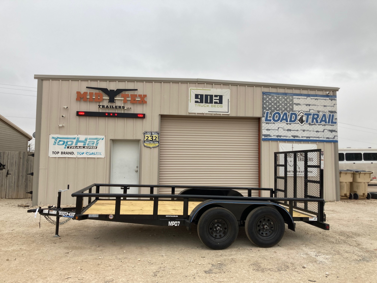 New 2026 Top Hat 14'X83" MP Utility Trailer