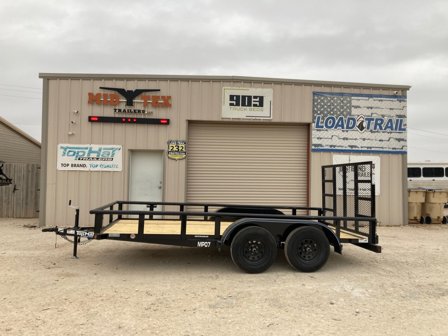 New 2026 Top Hat 14'X83" MP Utility Trailer