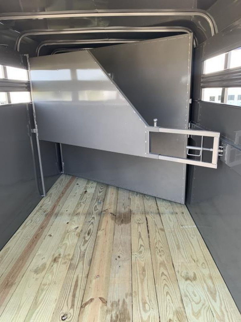 New 2026 CornPro 2 Horse Stock Combo Horse Trailer