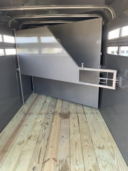 New 2026 CornPro 2 Horse Stock Combo Horse Trailer