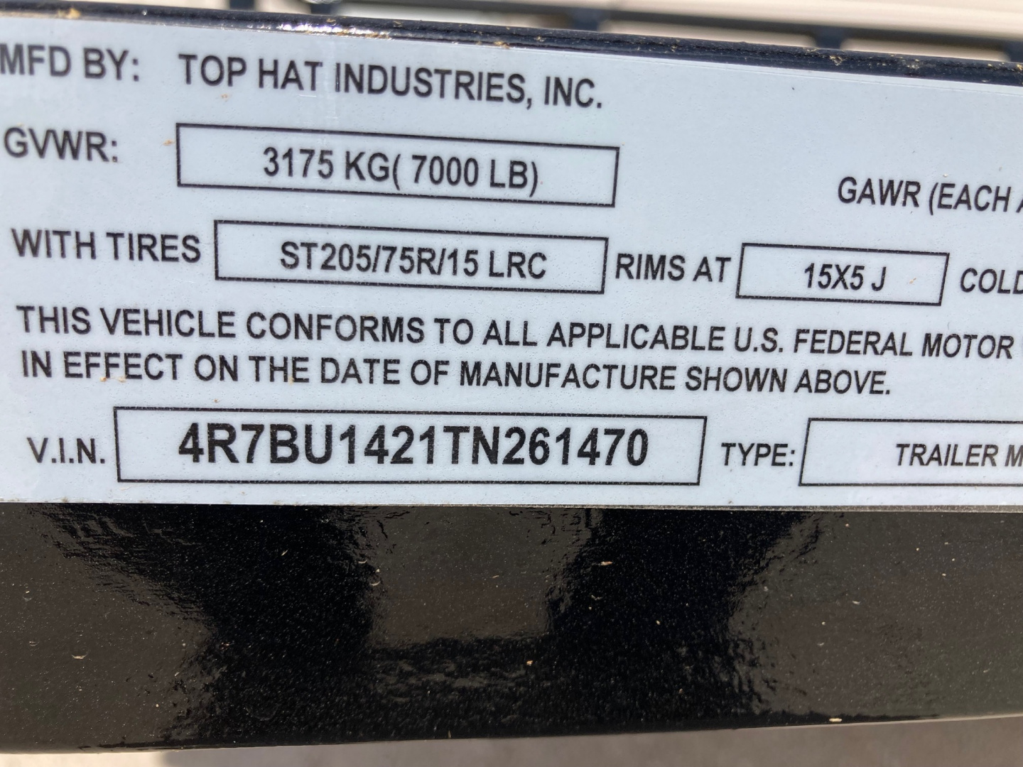 New 2026 Top Hat 14'X83" MP Utility Trailer