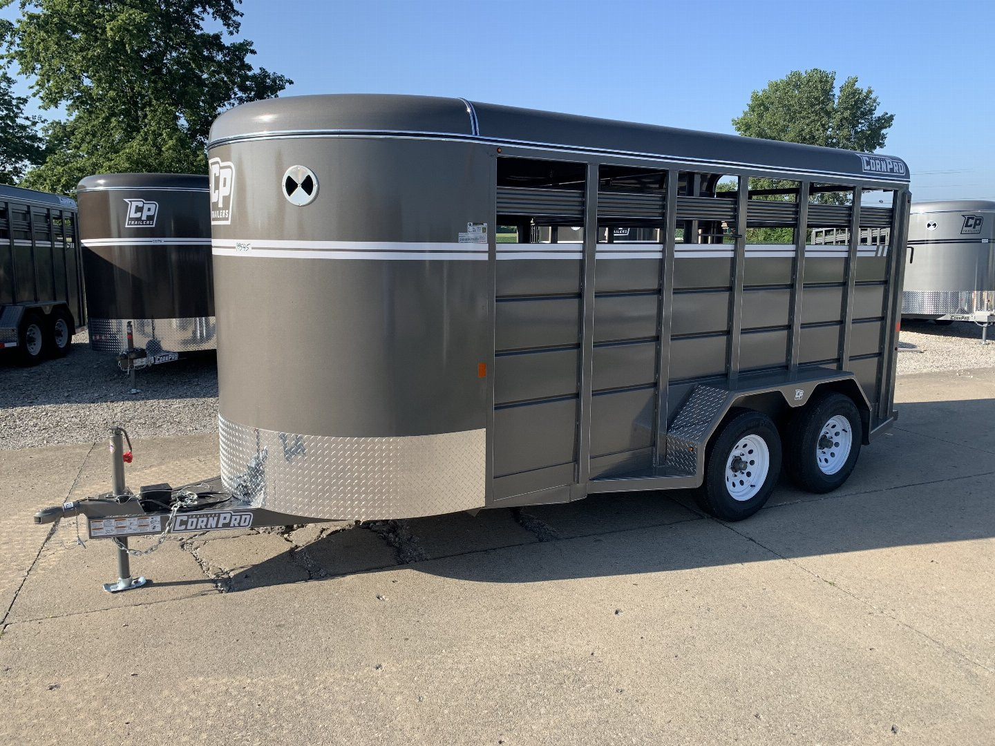 New 2026 CornPro SB16-6S Bumper Pull Stock / Stock Combo Trailer
