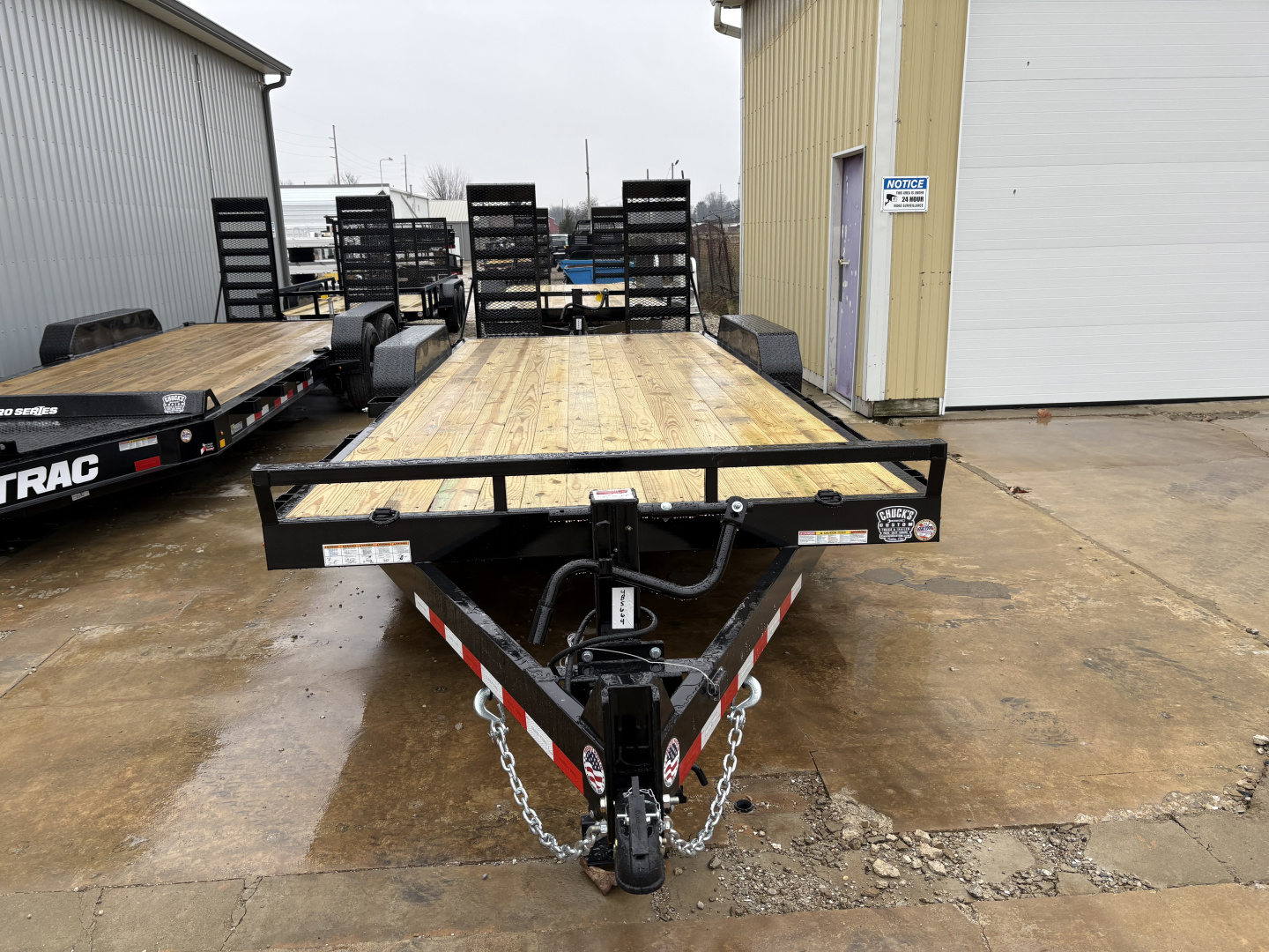 New 2026 Sure-Trac 7 x 20 (18+2) Equipment Trailer 14K W/24" WIDE MESH COVERED RAMPS Equipment Trailer