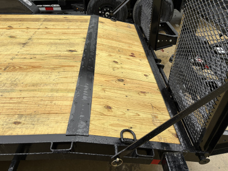 New 2026 Sure-Trac 7 x 20 (18+2) Equipment Trailer 14K W/24" WIDE MESH COVERED RAMPS Equipment Trailer