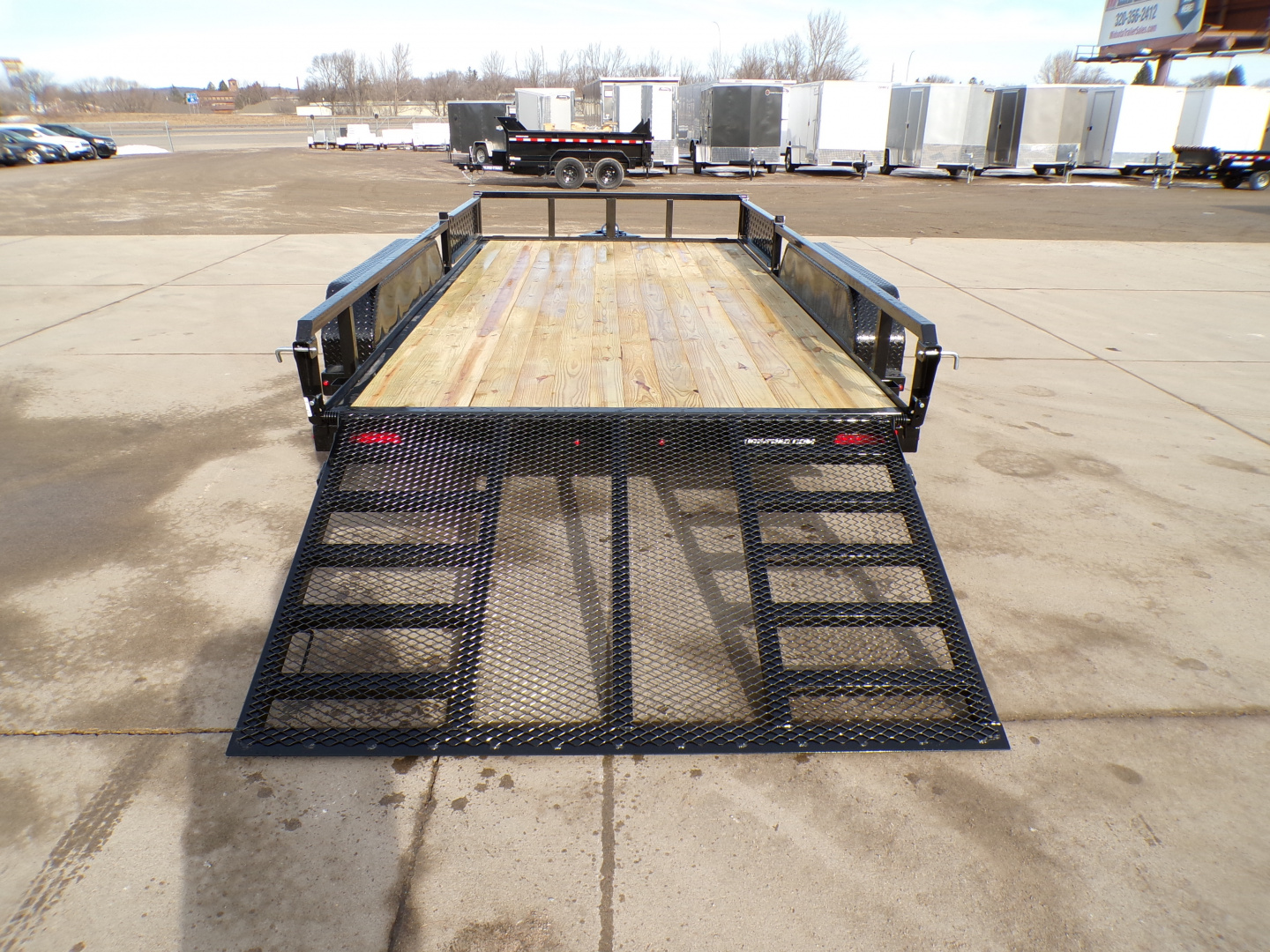 New 2026 Sure-Trac UTV8214-7K Utility Trailer