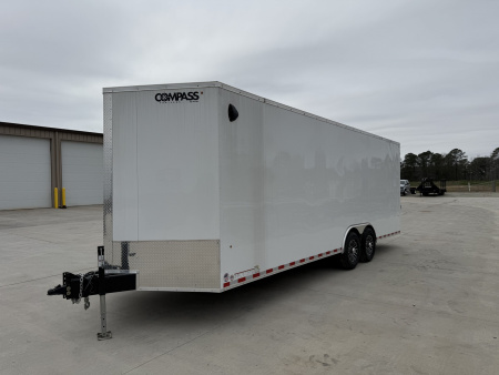 Used 2025 Compass 8.5x24 SE 7k Axles Cargo / Enclosed Trailer