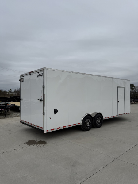 Used 2025 Compass 8.5x24 SE 7k Axles Cargo / Enclosed Trailer