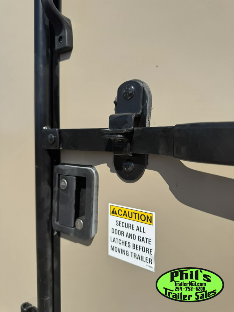 New 7X16 UPGRADED .080 EXTERIOR & REAR WING Cargo / Enclosed Trailer